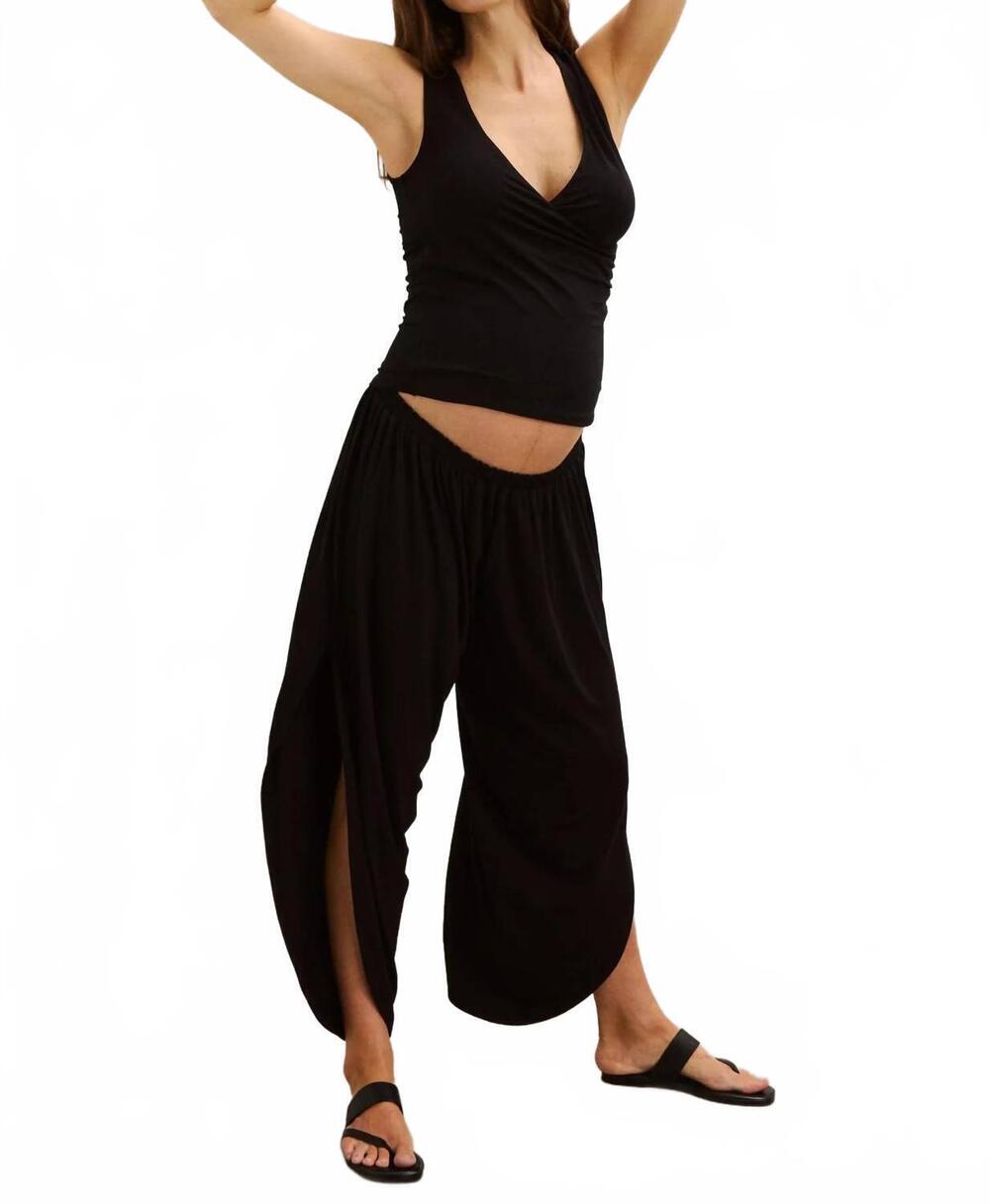 NEW HATCH jeanie pant -maternity in black